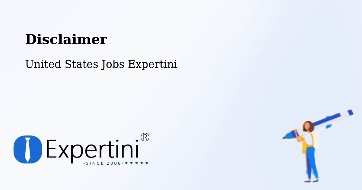 Disclaimer – Juneau - United States Jobs Expertini
